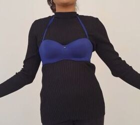 8 quick easy money saving bra hacks for all your bra strap needs, DIY halter neck bra