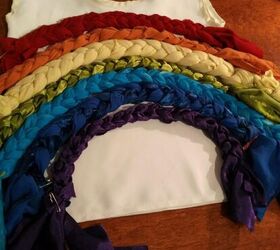 rainbow costume diy elise s sewing studio, Almost done rainbow costume