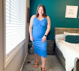 How to Style a Ribbed Midi Dress on a Curvy Body