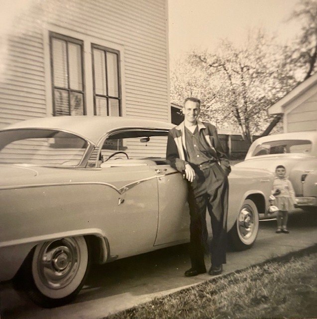 romantic purse, My Dad and His Two Toned Baby Blue and White 55 Dodge Coronet My Aunt is the little girl in this picture