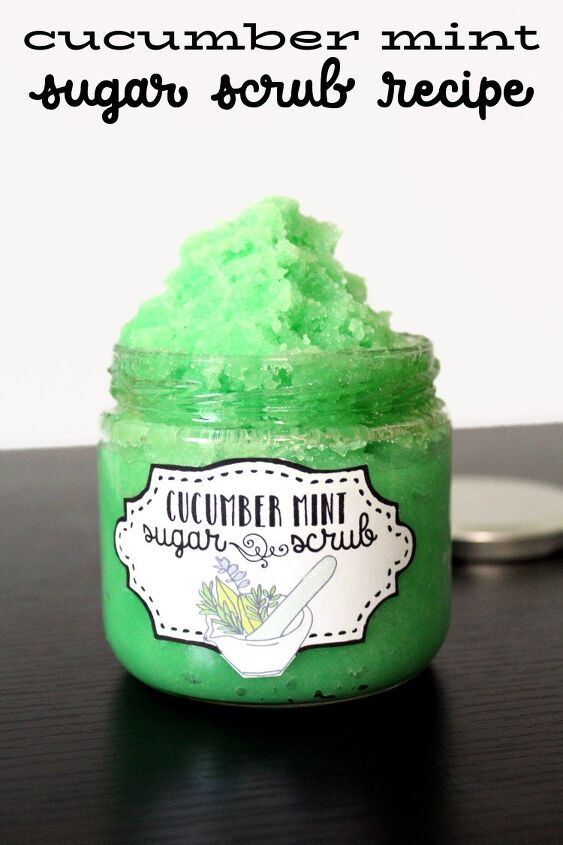 cucumber mint sugar scrub recipe