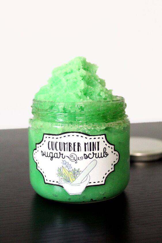 cucumber mint sugar scrub recipe