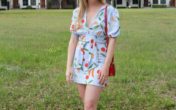 Fruit Print Dress for Summer