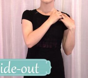 how to cut t shirts into tank tops halter tops in a few easy steps, Marking the collarbone area