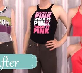 how to cut t shirts into tank tops halter tops in a few easy steps, How to cut t shirts into tank tops