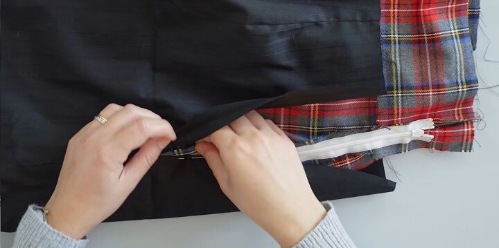 how to sew a skirt for beginners using the free juniper skirt pattern, How to sew a skirt with a zipper