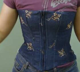 how to make an underbust corset using a free pattern basic tools, DIY full corset