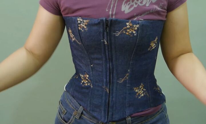 how to make an underbust corset using a free pattern basic tools, DIY full corset
