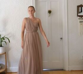 16 bridesmaid multiway dress styles using 1 birdy grey dress, One shoulder bridesmaid dress