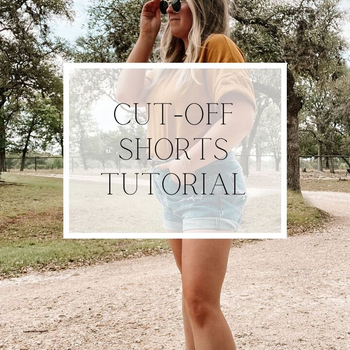 cut off shorts tutorial