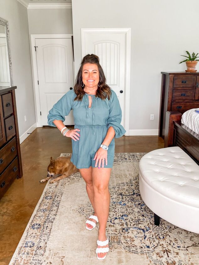 easy outfit ideas that anyone can put together, One of my go to places for rompers and dresses DANYA20 for 20 off