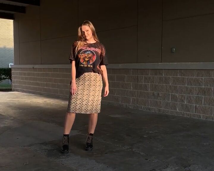 diy distressed t shirt dress DIY Distressed T-Shirt Dress : 5 Steps (with Pictures)