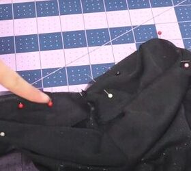 how to convert a old men s party shirt into a feminine diy blouse, Sewing the sleeves