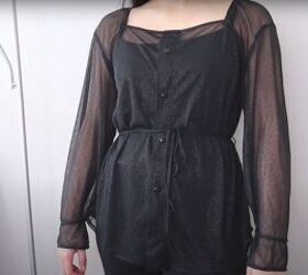 How to Convert a Old Men's Party Shirt Into a Feminine DIY Blouse