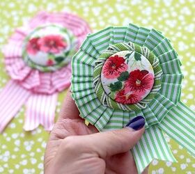 Ribbon Rosette Vintage Style Brooch | Upstyle
