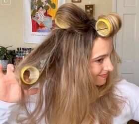 How To Use Velcro Hair Rollers To Get Voluminous Bouncy Curls Upstyle 