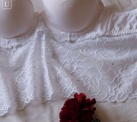 3 quick easy bra makeovers to make your underwear more beautiful, DIY lace camisole