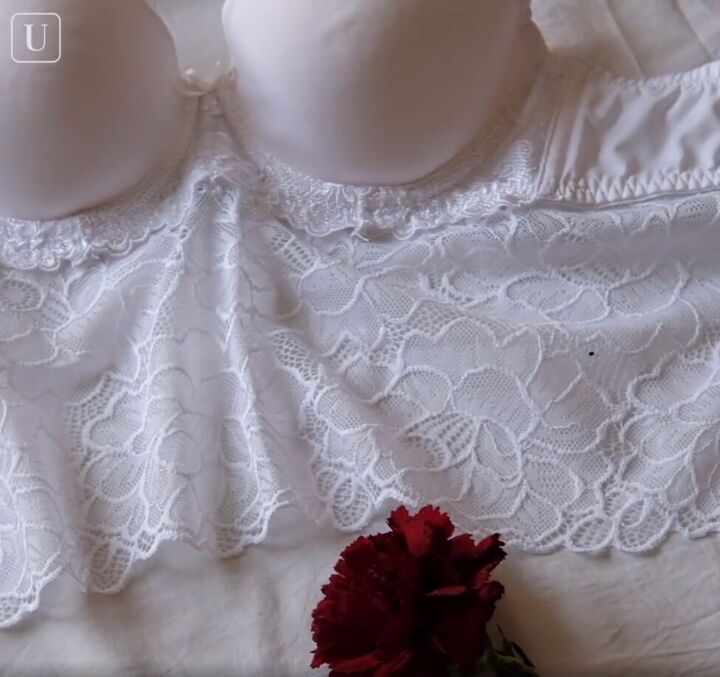 3 quick easy bra makeovers to make your underwear more beautiful, DIY lace camisole