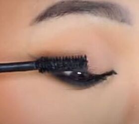 date night makeup how to create a soft glamorous look for a date, Applying mascara to curled eyelashes