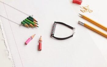 3 Cute Pieces of DIY Jewelry Made From Colored Pencils