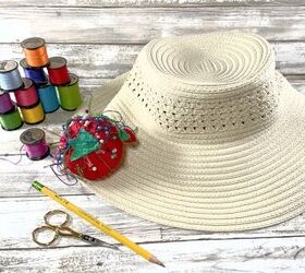 DIY Embroidered Sun Hat For Summer Upstyle   Diy Embroidered Sun Hat For Summer 