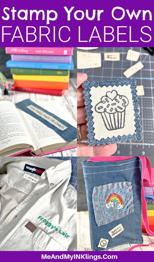 make your own hand stamped clothing labels