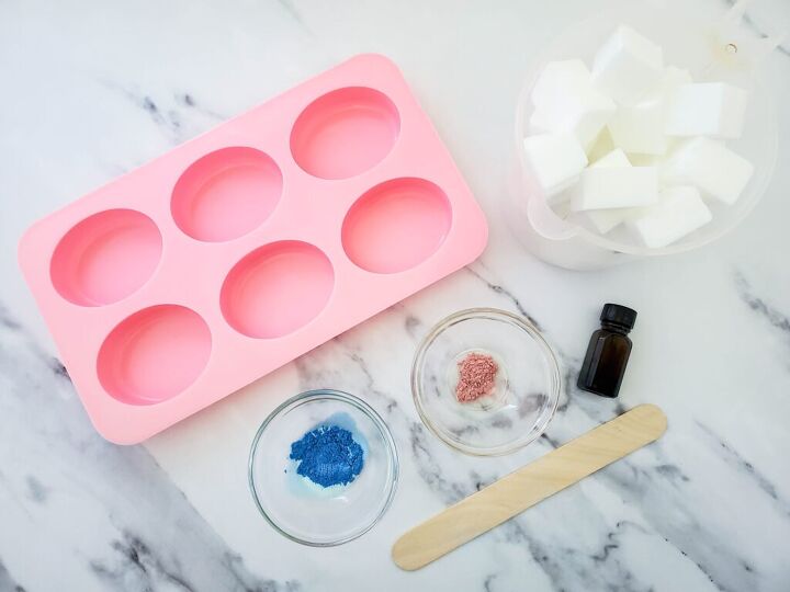 cotton candy soap tutorial