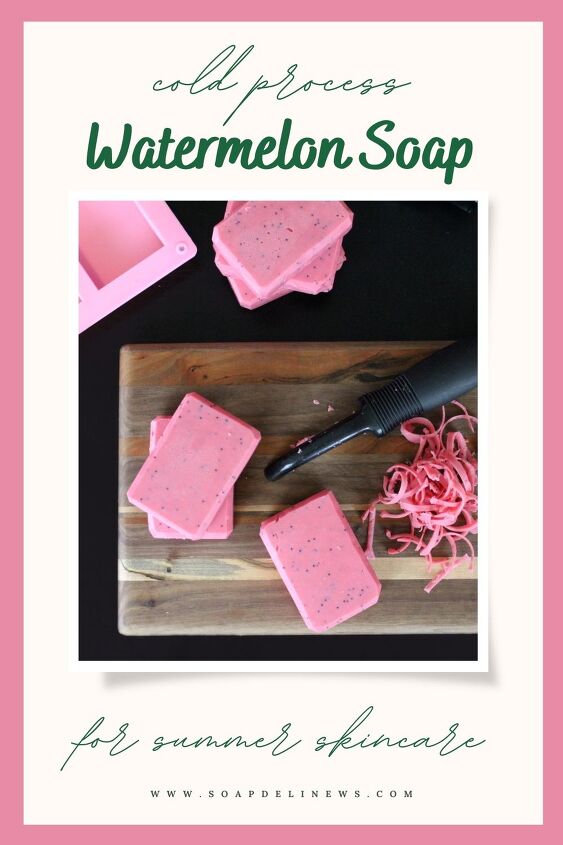 watermelon soap recipe with skin brightening vitamin c for glowing ski