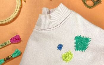 How To Button Hole Mend a Sweater