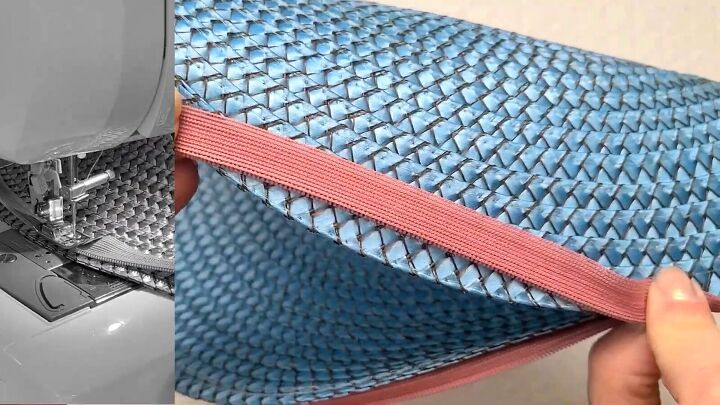 how to make a zippered clutch purse out of a placemat, DIY placemat clutch