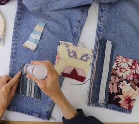 Patchwork Jeans DIY: 3 ways to try this trend! - One CrafDIY Girl