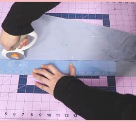 how to make a skirt out of a shirt in 7 simple steps, Cutting out the rectangles