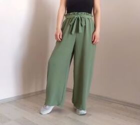 How to Make Easy-Sew Palazzo Pants Without Using a Pattern