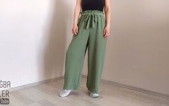 How to Make Easy-Sew Palazzo Pants Without Using a Pattern