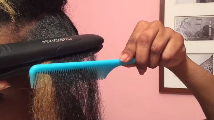 how to straighten natural hair effectively without heat damage, What to use to straighten natural hair