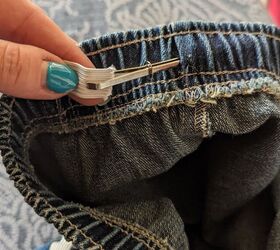 makeover old jeans no pattern needed