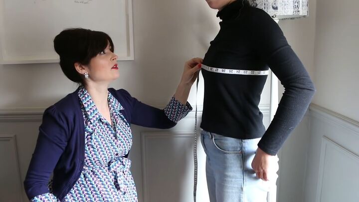 how to take body measurements for sewing to get the perfect fit, how to measure bust