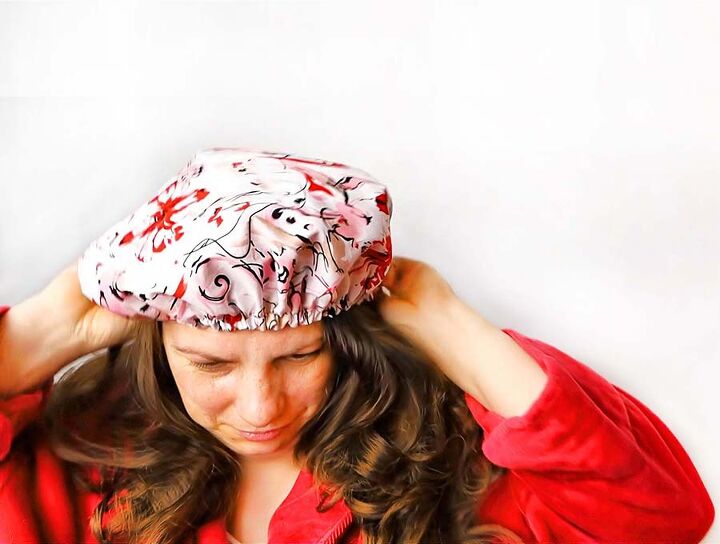 how to sew a shower cap in 10 minutes