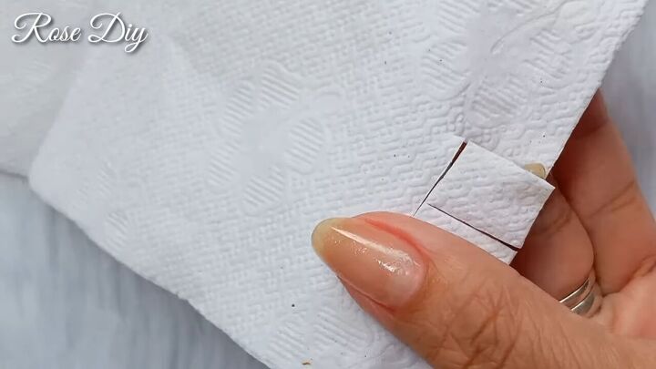 how to make fake nails with tissue paper in 5 minutes, cutting tissue paper