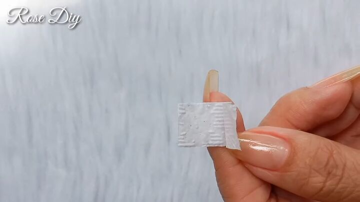 how to make fake nails with tissue paper in 5 minutes, DIY easy fake nails at home