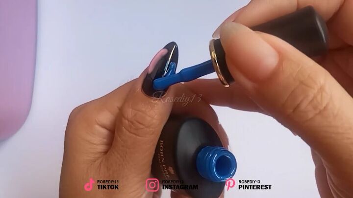 a surprisingly easy nail art design that anyone could do, DIY nail art