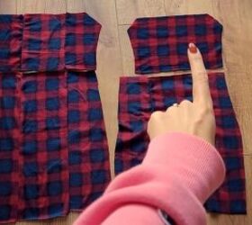 how to make your own cardigan mini dress from old men s clothes, Sewing the mini dress