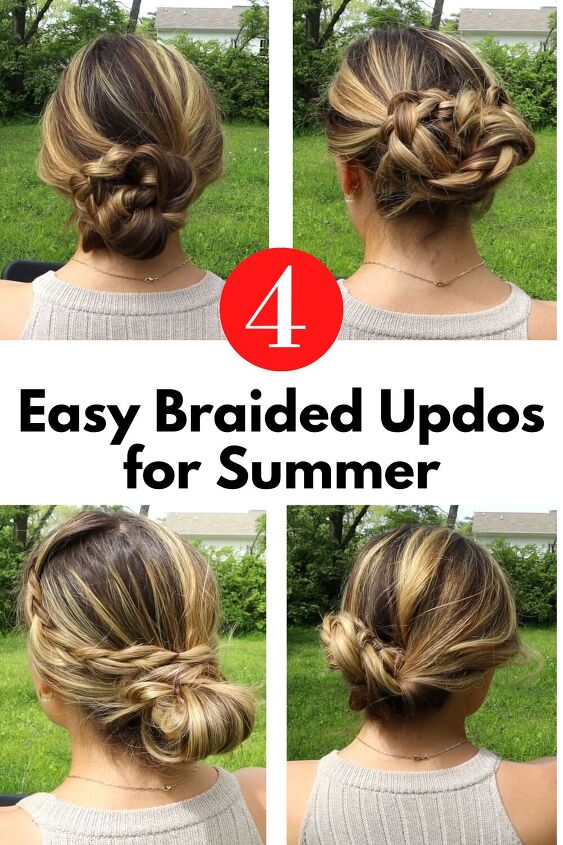 4 Easy, Braided Updos to Keep Your Hair Out of Your Face This Summer ...