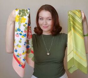 These 3 really cute summer scarf styles were inspired by the 60s and 70s