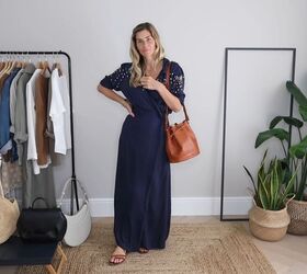 10 casual summer outfits what to wear to beat the summer heat, Navy summer dress