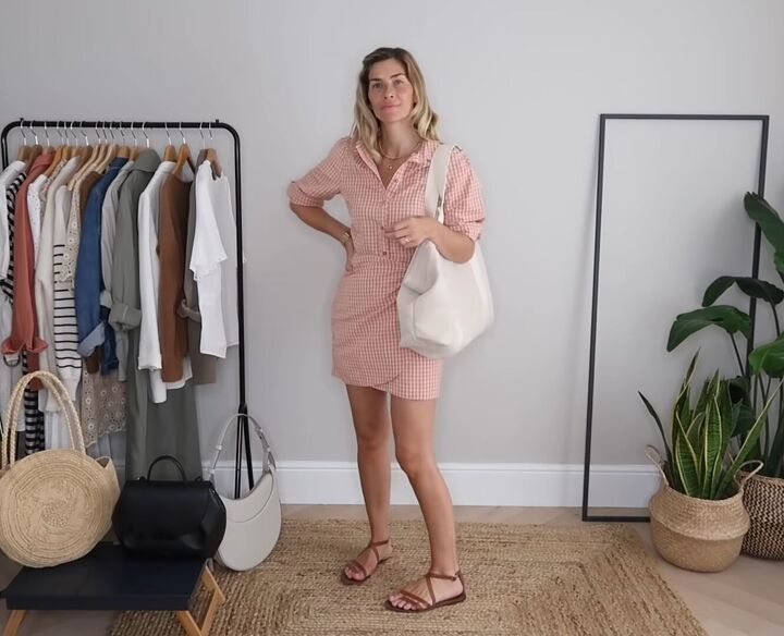 10 casual summer outfits what to wear to beat the summer heat, Short pink summer dress