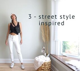 21 cute outfits with white jeans for this summer beyond, Street style inspired white jeans outfit