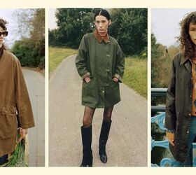 how to emulate alexa chung s style fashion tips outfit ideas, Alexa Chung and Barbour jackets