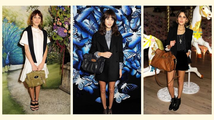 how to emulate alexa chung s style fashion tips outfit ideas, The Alexa Mulberry bag