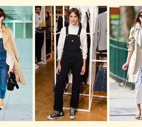 how to emulate alexa chung s style fashion tips outfit ideas, Alexa Chung wearing overalls